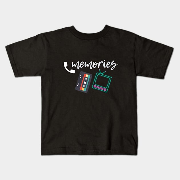 memories Kids T-Shirt by Qurax